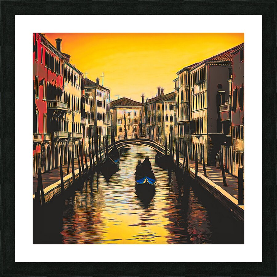 VENICE BRIDGE......BUZ SIM Picture Frame print