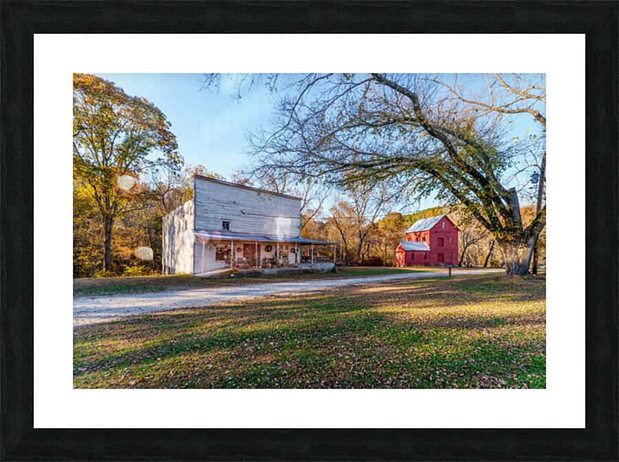 General Store And Topaz Mill Picture Frame print