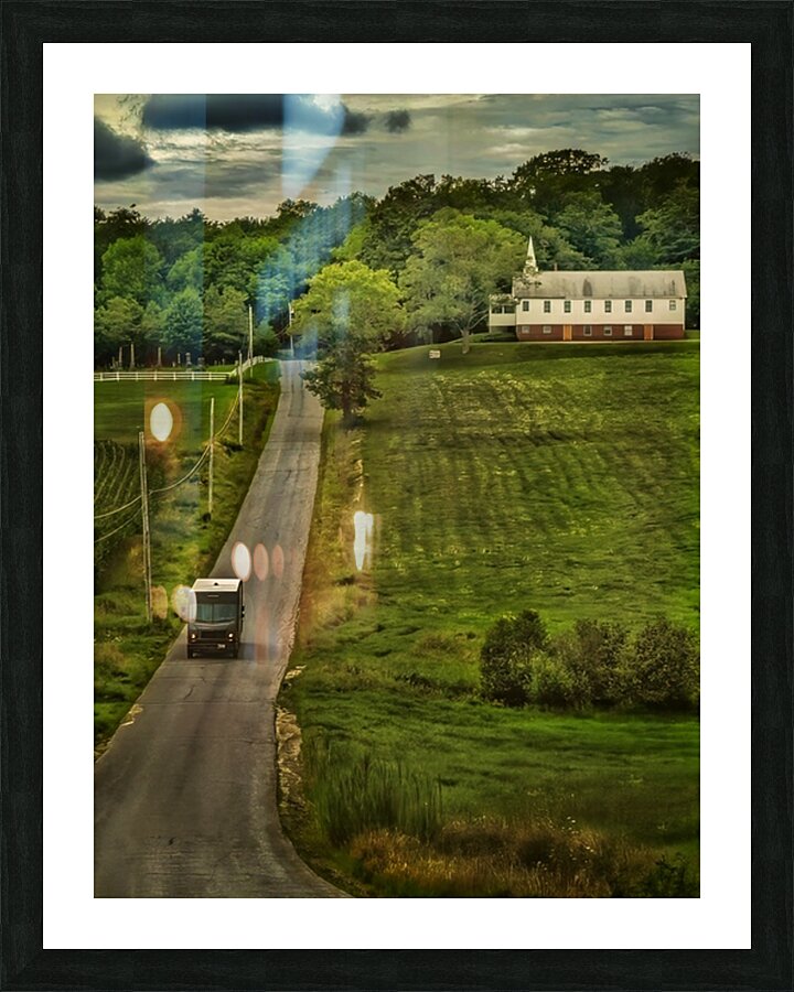 Summer on Westborough Road Picture Frame print