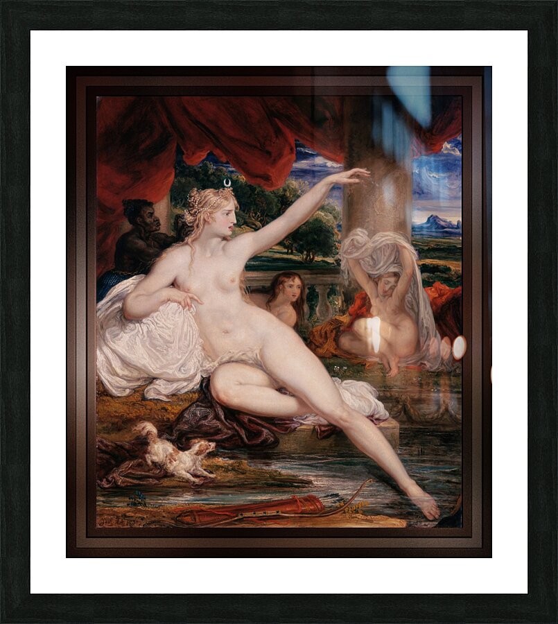 Diana at the Bath by James Ward Picture Frame print