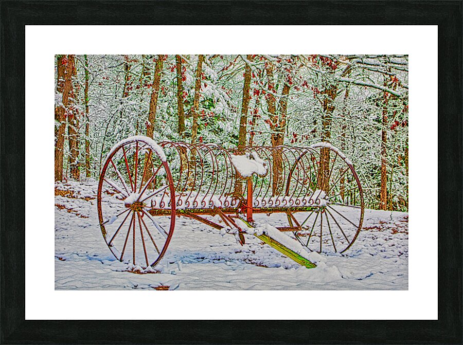 COUNTRY WINTER   Picture Frame print