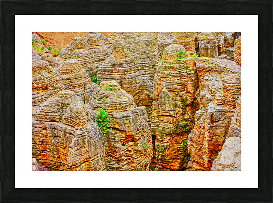 TOP OF THE ROCK  Picture Frame print