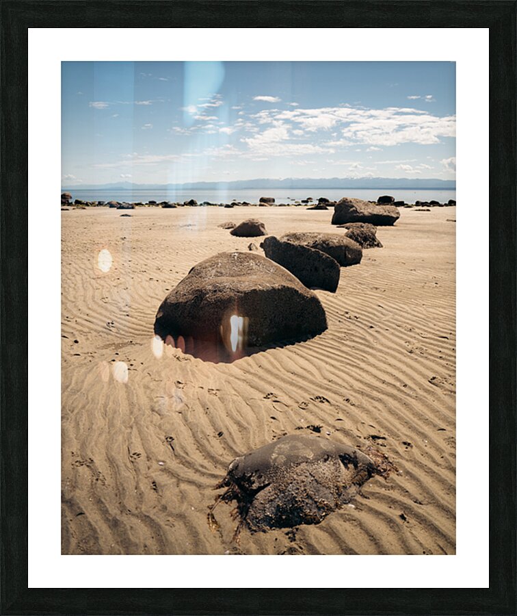 Savary Island Sand Picture Frame print