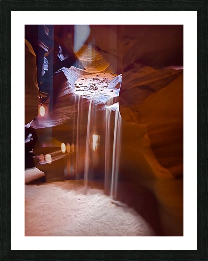 Sand Falls Picture Frame print