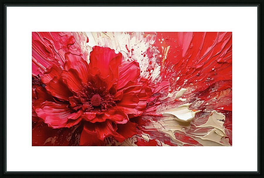 Une Belle Fleur Juste Pour Toi Picture Frame print