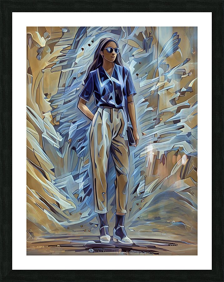 ArtXcl 057 fashion illustration Picture Frame print