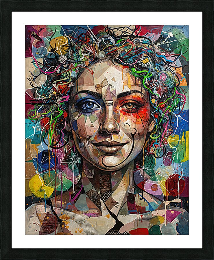 Kaleidoscope Soul   GIA2501 0650 OIL Picture Frame print