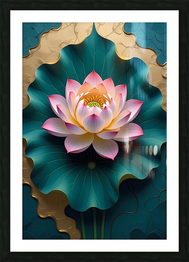 Blossom of Serenity Picture Frame print