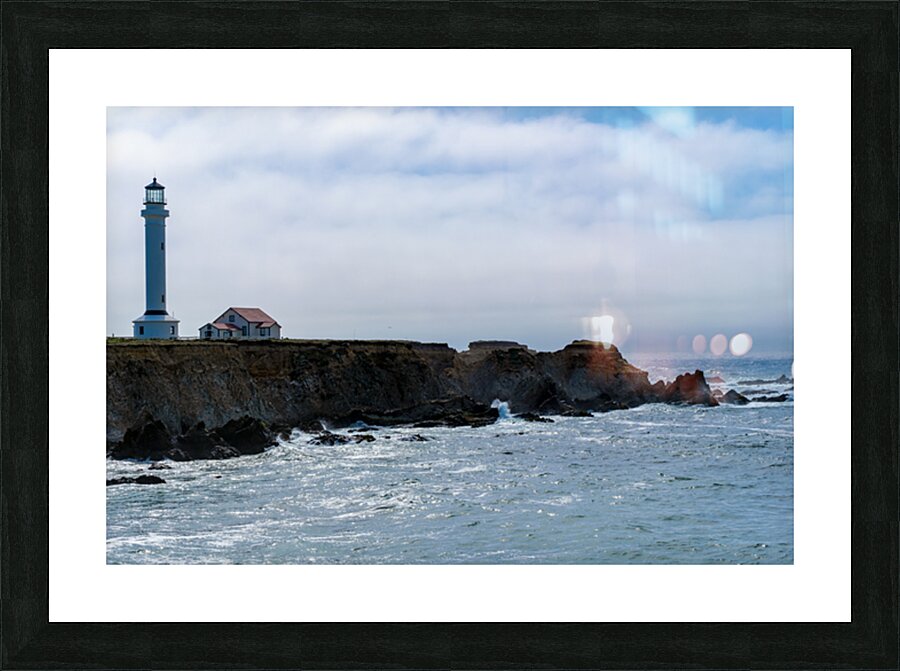 Point Arena Lighthouse in late day light Picture Frame print