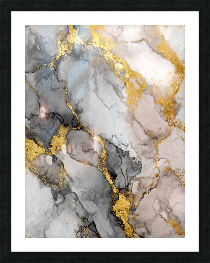 Marble structure 6 Picture Frame print