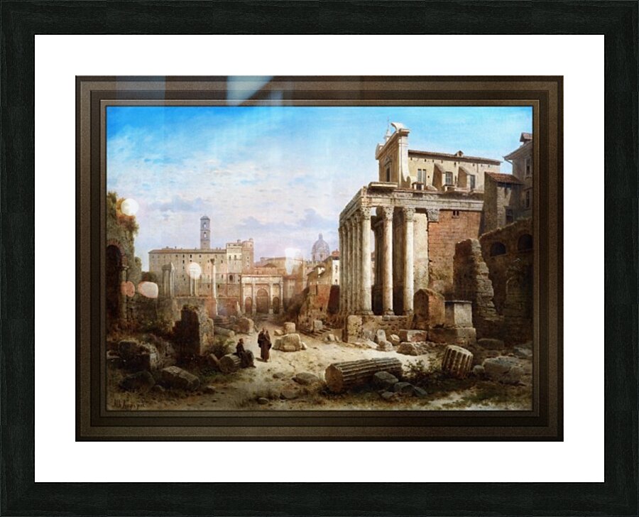 Forum Romanum by Albert Rieger Picture Frame print