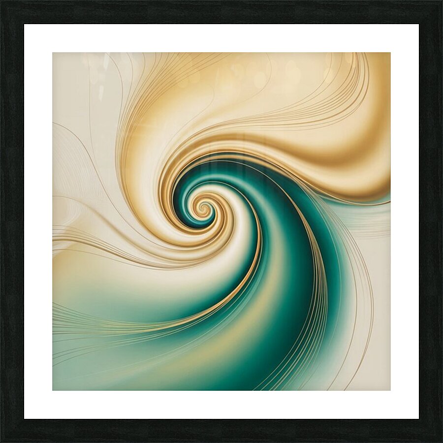 a digital abstract artwork featuring a c wP sqW0y Picture Frame print