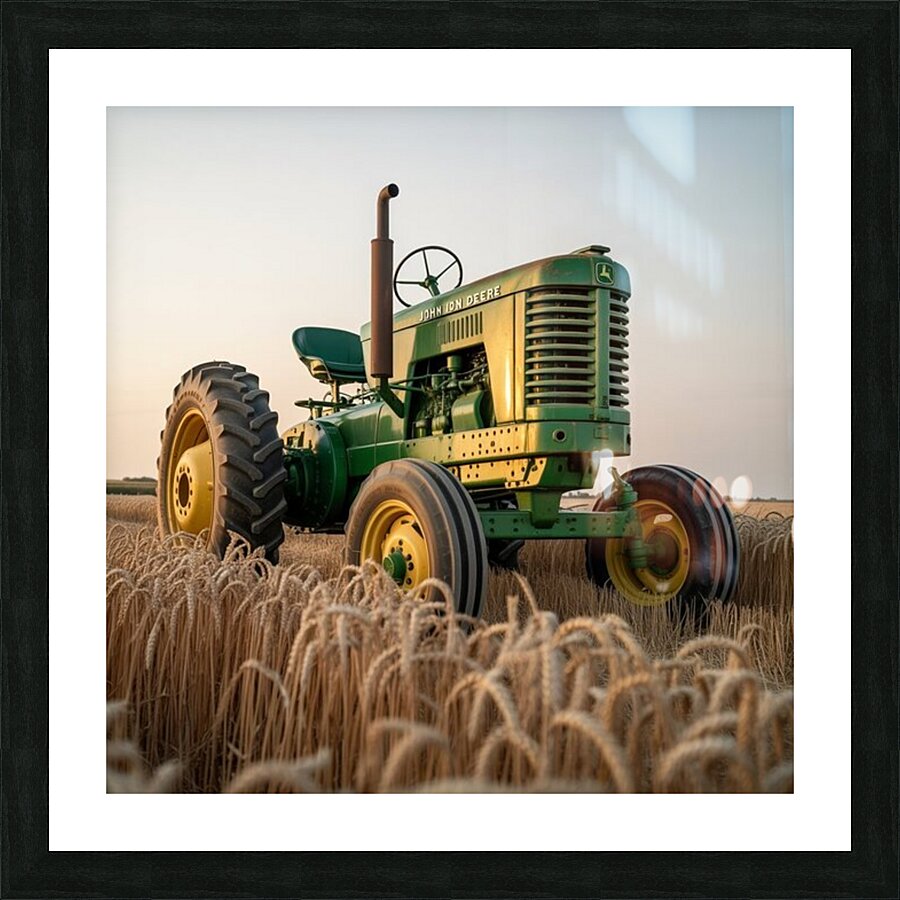 a photograph of a colossal vintage john  k0 IBXL4 Picture Frame print