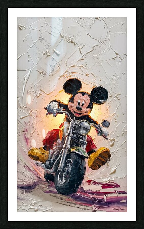 an exquisite and dynamic impasto paintin GbRAvLv4 Picture Frame print