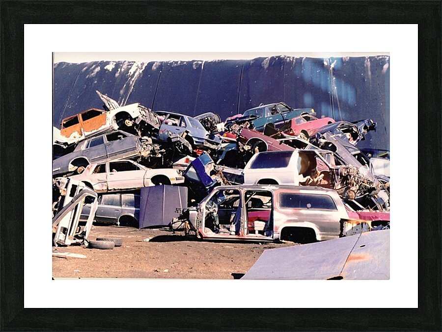Junkyard 03 Picture Frame print