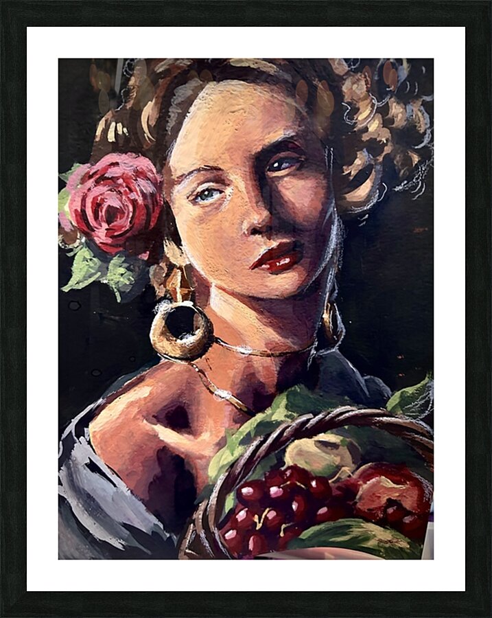 The Rose Picture Frame print