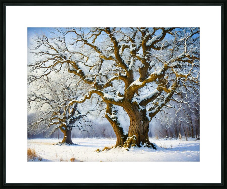The Mighty Oak Picture Frame print