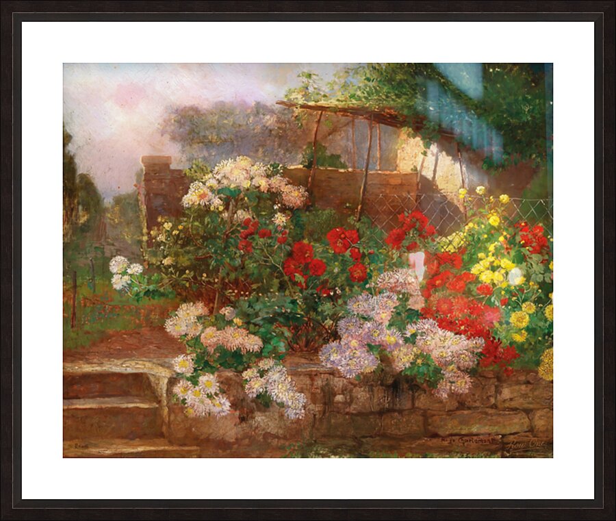Garden In Brioni  Picture Frame print