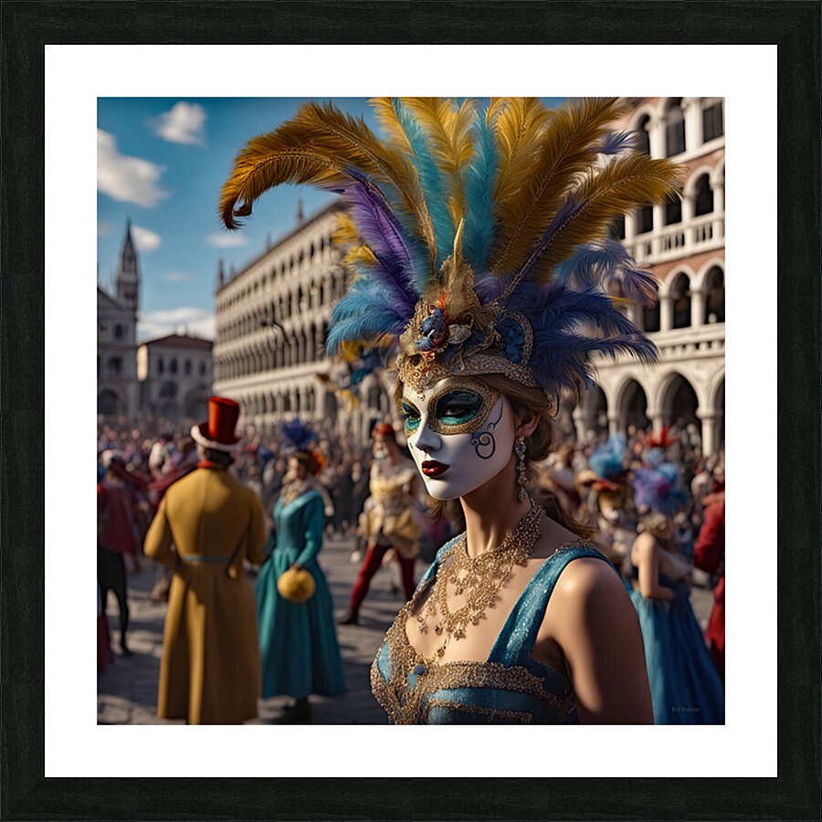 SHE LOOKS FAMILIAR. Picture Frame print