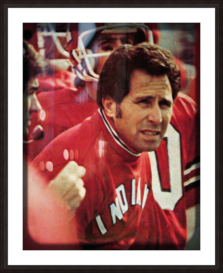 Coach Lee Corso Indiana Football Art Picture Frame print