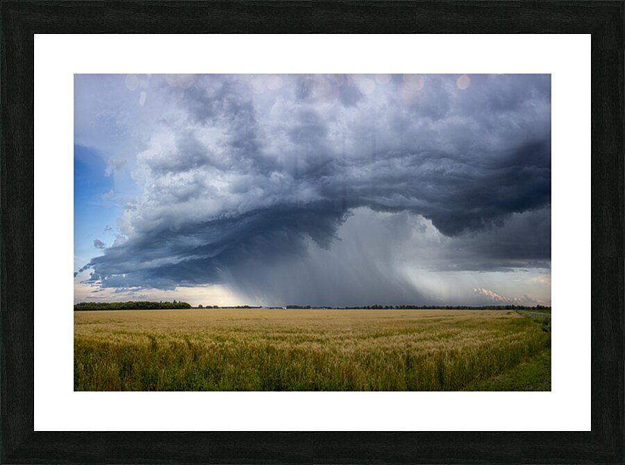 Atomic Rain Picture Frame print