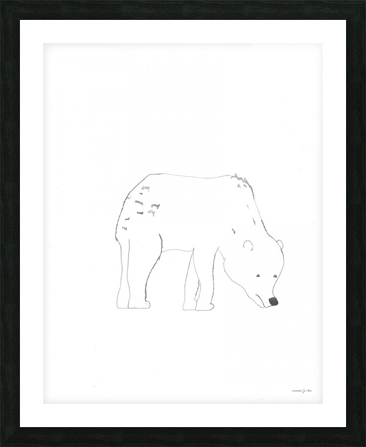 Happy Polar Picture Frame print