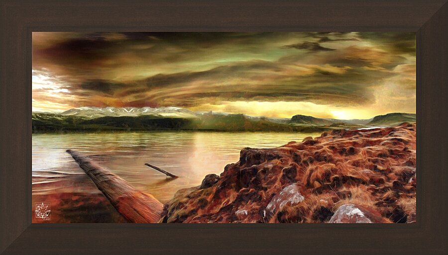 Lemuels Lake Picture Frame print