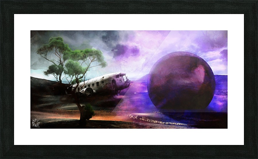 The Austere Lands Picture Frame print