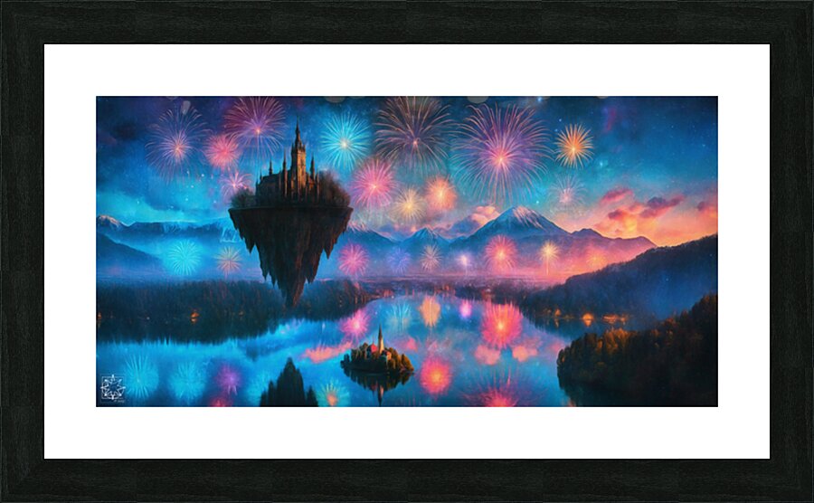 The Island Picture Frame print