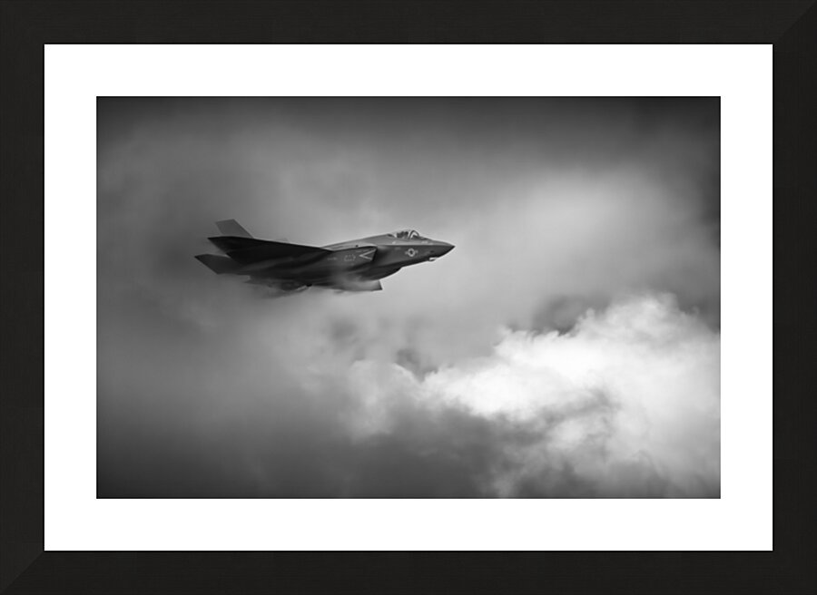 Oceana Air Show F-35 Clouds 1 Picture Frame print