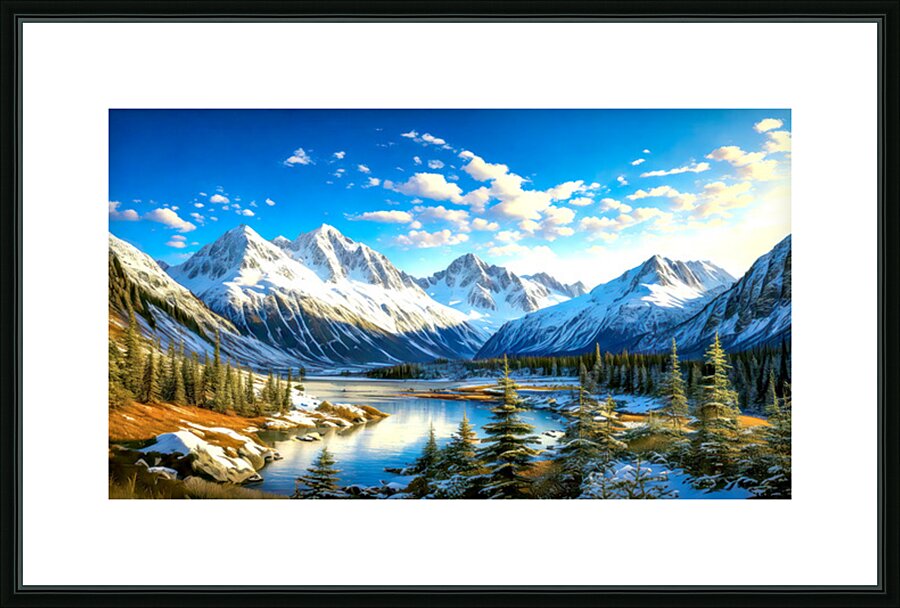 Spring in Alaska Picture Frame print