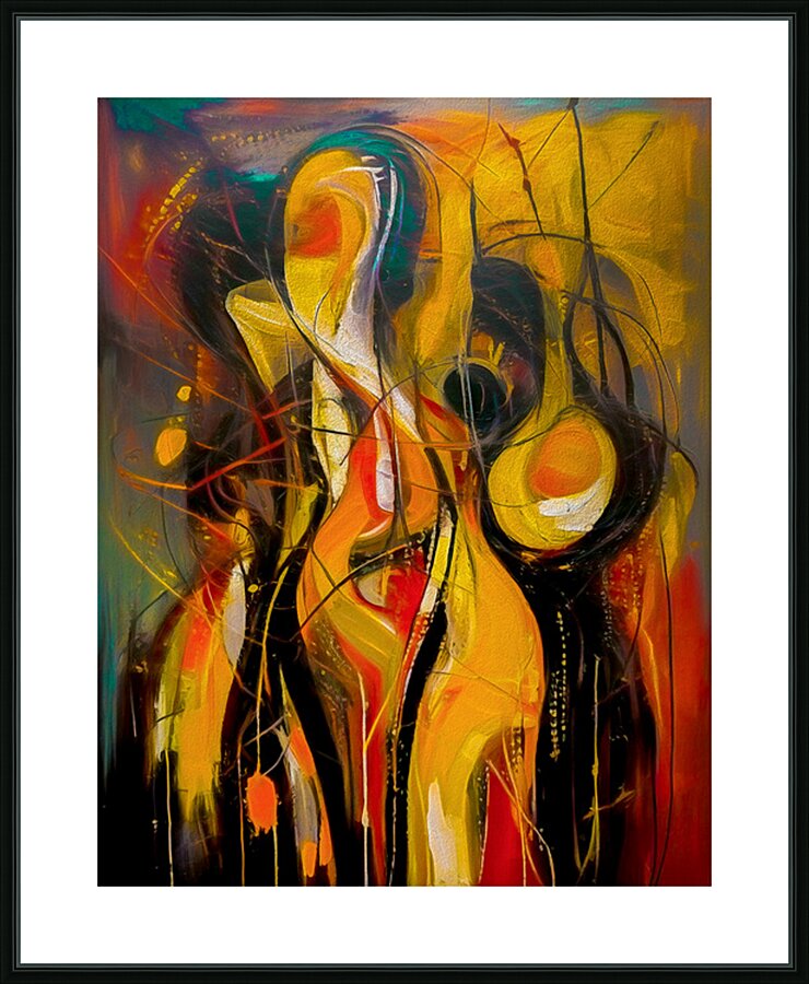 Runny Eggs Picture Frame print