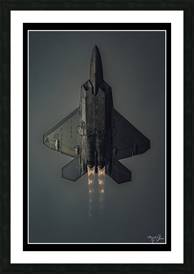 22 Burning Picture Frame print