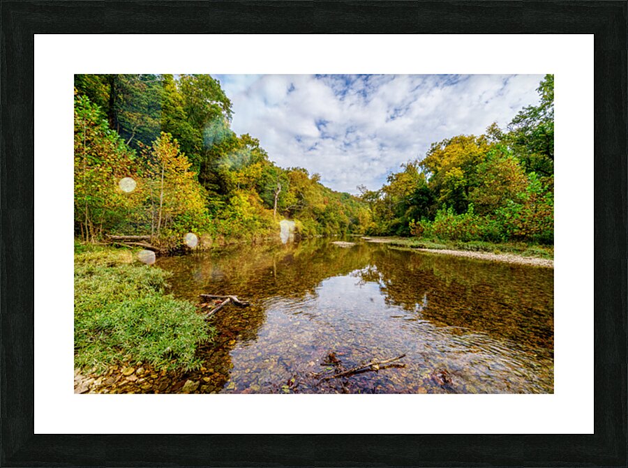 Autumn Reflections On Spring Creek Picture Frame print