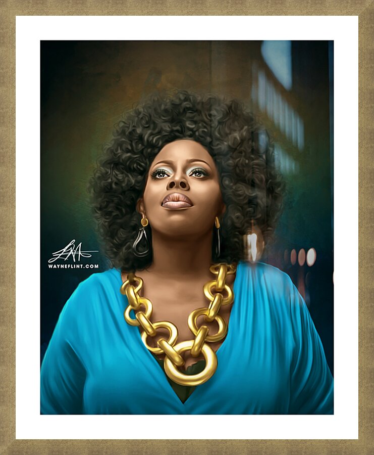 Angie Stone Picture Frame print