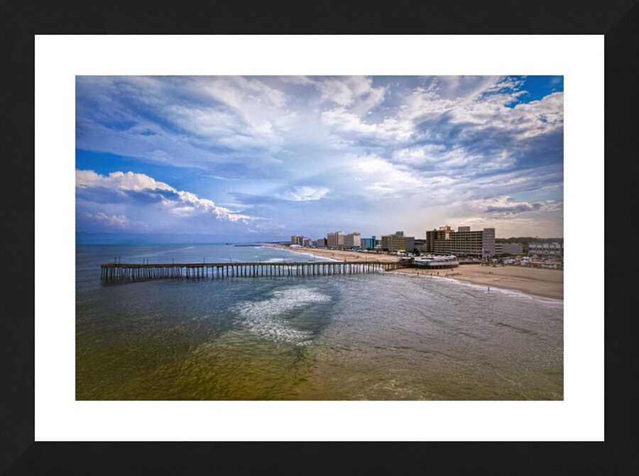 Virginia Beach Pier Festival Picture Frame print