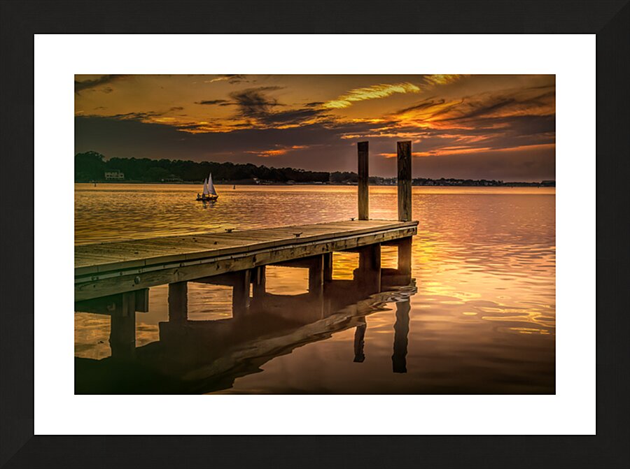 Closing Sunset of a Perfect Day Picture Frame print