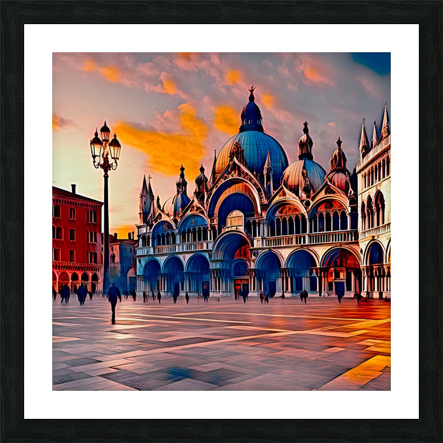 POINT OF VIEW......VELVET ABSTRACT Picture Frame print