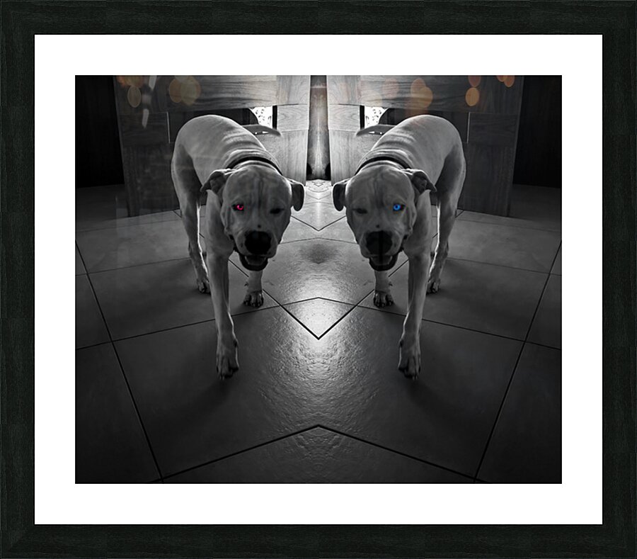 Deamonic Angel Picture Frame print