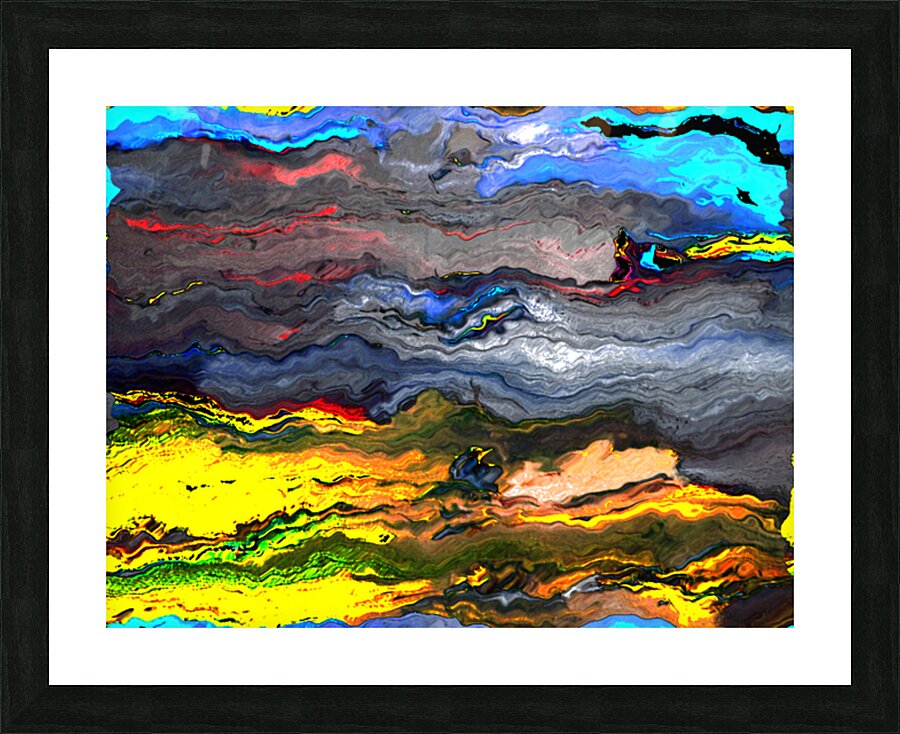 Abstract Sky Landscape View Picture Frame print