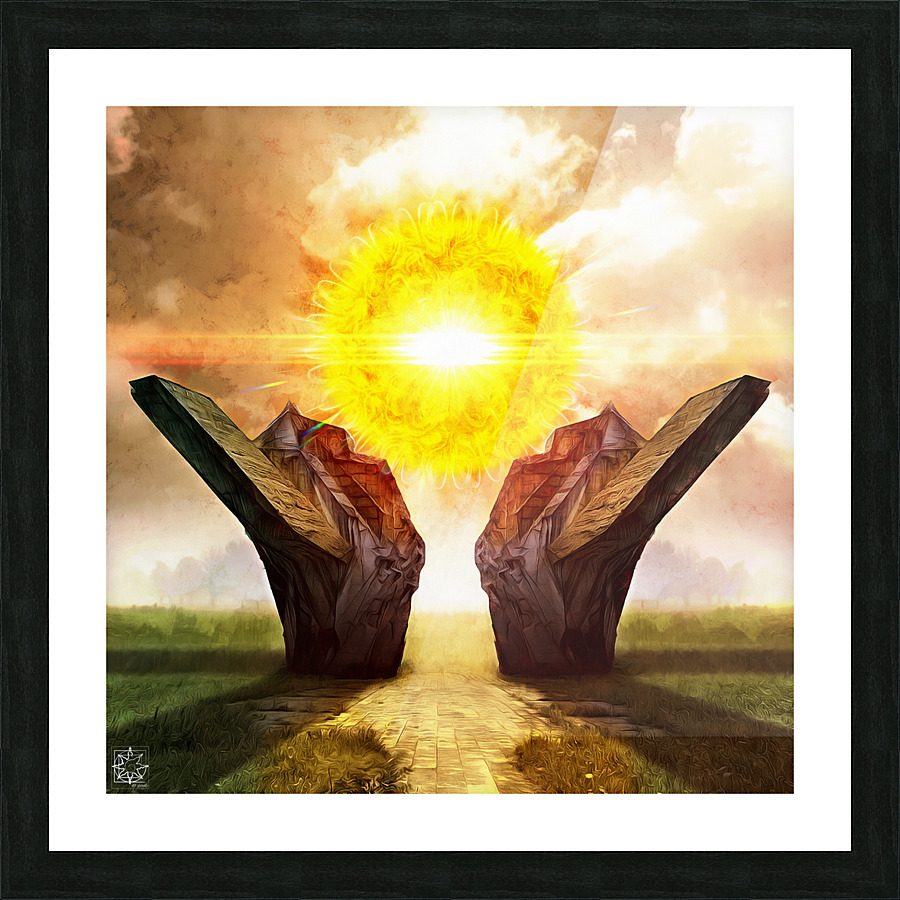 Captured Star Picture Frame print