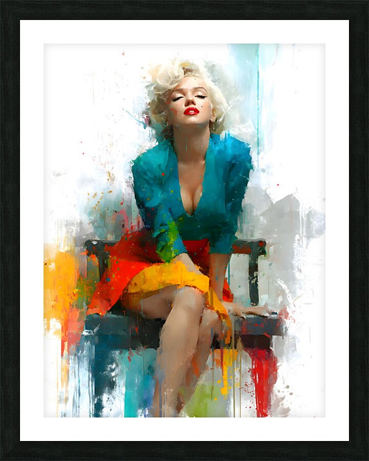 Icon in Color – Modern Muse Print Picture Frame print