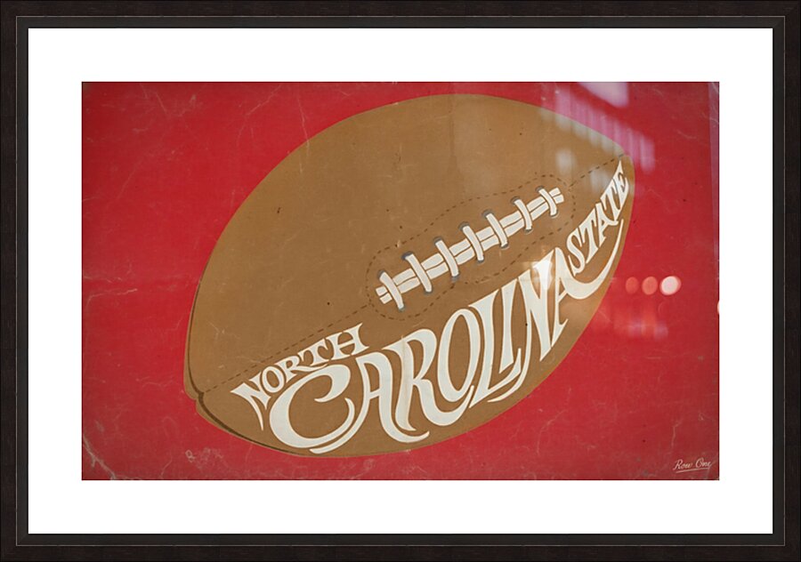 1960s North Carolina State Football Art Picture Frame print