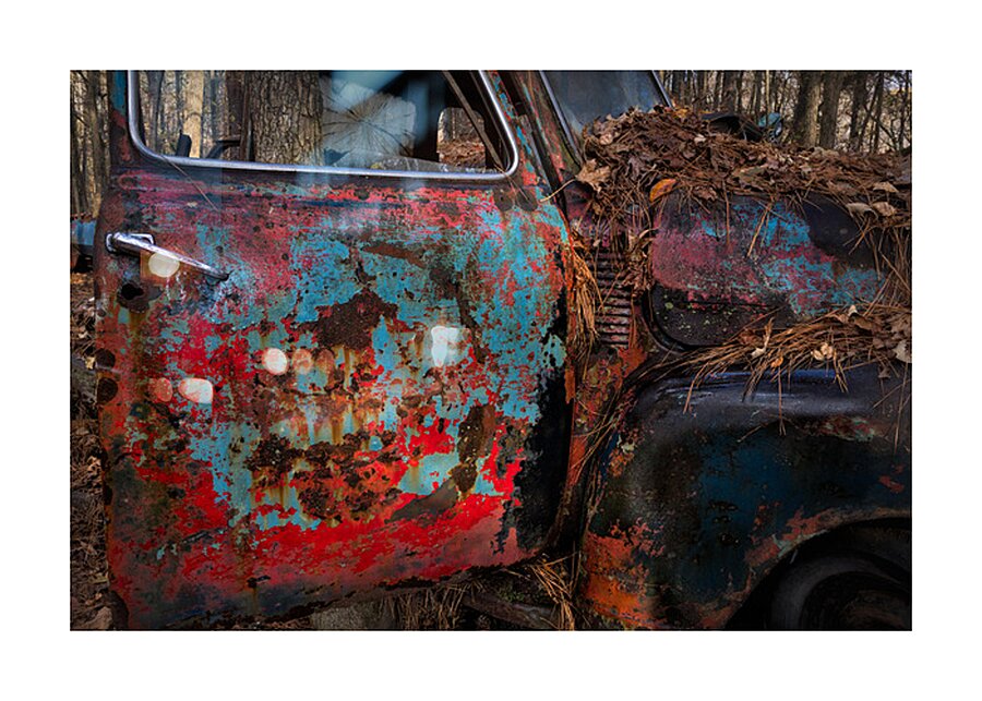 COLORFUL DECAY Picture Frame print