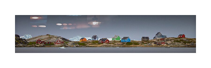 INUIT VILLAGE Picture Frame print