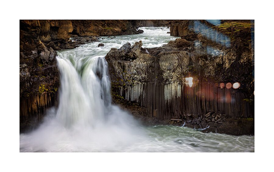 ALDEYJARFOSS Picture Frame print