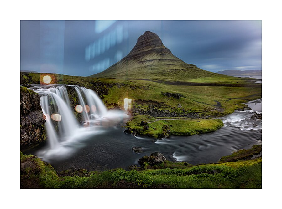KIRKJUFELL Picture Frame print