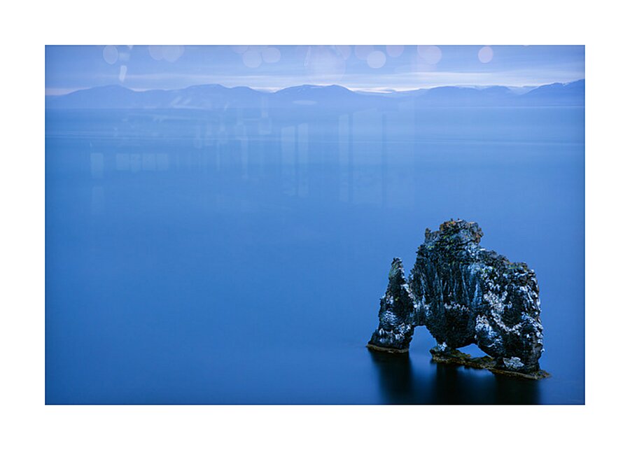 HVITSERKUR TROLL OF NORTHWEST ICELAND Picture Frame print