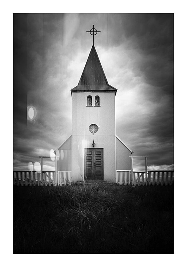 STADADASKIRKJA Picture Frame print