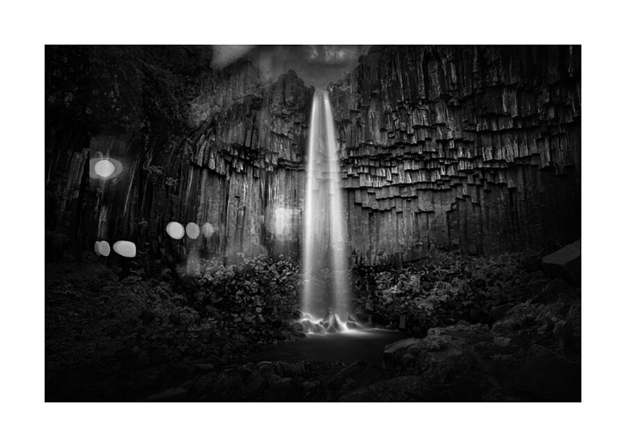 SVARTIFOSS Picture Frame print